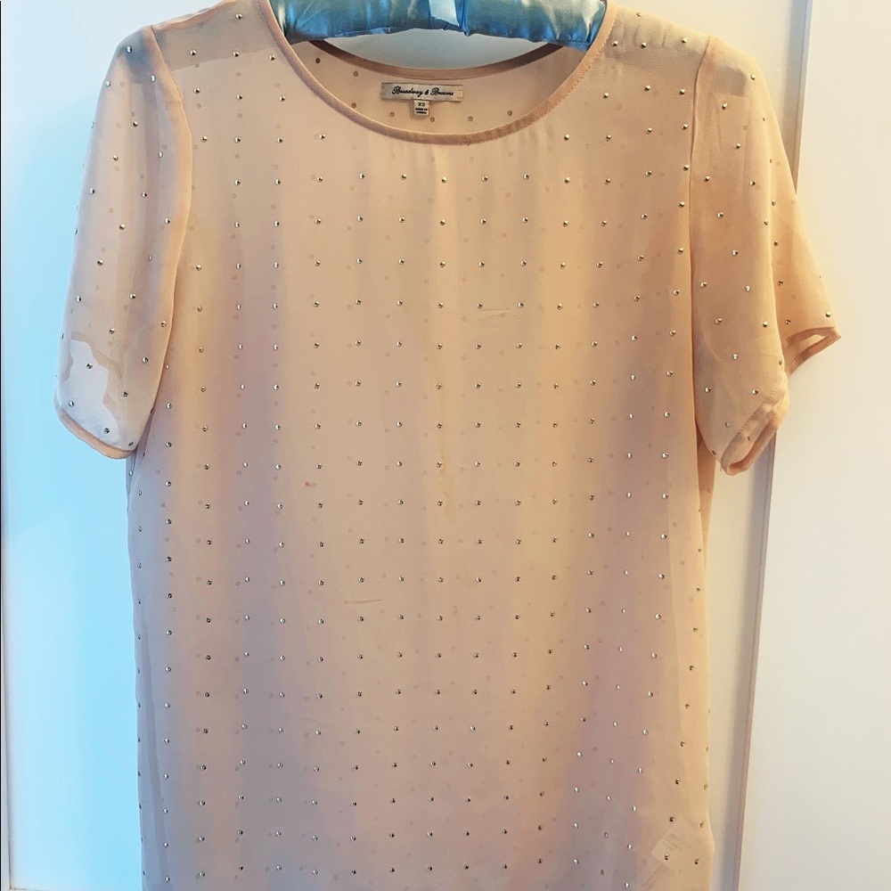 Madewell sheer top. Great for summer
